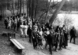 Excursions: Company outing at Liepnitzsee, 1936