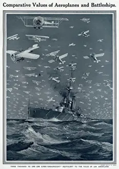 Ratio: Comparing aeroplanes and battleships by G. H. Davis