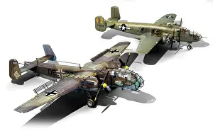 Junkers: Comparison of two medium bombers, the American