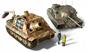 Tracked: Comparison of two specialized armored vehicles