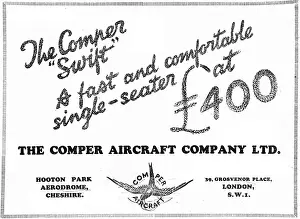 Comper: Comper Swift 1930 Advert