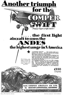 Comper: Comper Swift - First Across The Andes
