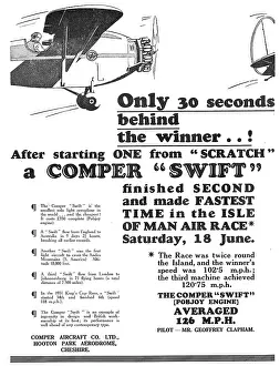 Comper: Comper Swift - Isle Of Man Performance