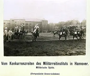 Hanover: Competition riding in Hanover, 1908