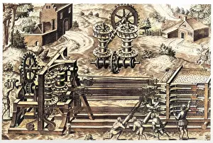 Pulleys: Complex 16th Century Pulley System