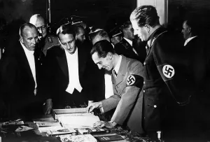 Contains: Complimentary gift to Joseph Goebbels at the