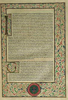 Jimenez: Complutensian Polyglot Bible by Cisneros. Page of Genesis. E