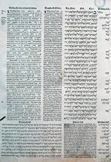 Genesis: Complutensian Polyglot Bible by Cisneros