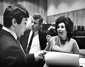 Revised: Composer Marvin David Levy (left) listens as soprano