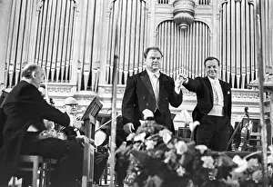 Khrennikov: Composer Tikhon Khrennikov and conductor Yevgeny