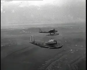 Dividing: The Composite Flying Boat in the Sky Over the