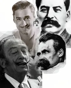 Talmage: Composite image of famous moustaches