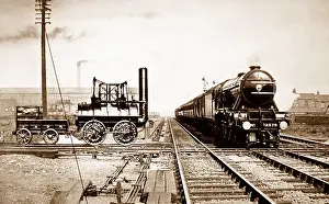 Darlington: Composite picture created in 1925 showing Flying