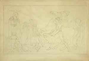 Composition: Composition Drawing for The Rehearsal