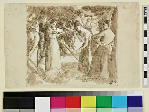 Compositional: Compositional study of a harvesting scene