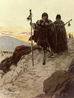 Compostella: COMPOSTELLS - 2 PILGRIMS
