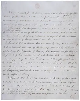 Clays: Compromise of 1850. Resolution introduced ?
