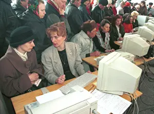 Demand: Computer storage system of vacancies in Novosibirsk, 1999