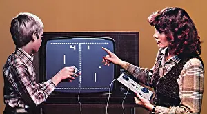 Pong: computing / electronic, games, first video game