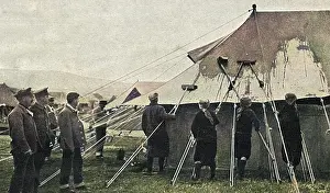 Concealing: Concealing a British hospital from enemy, WW1