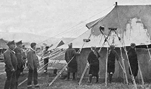 Concealing: Concealing a British hospital from enemy, WW1