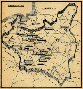Oswiecim: Concentration Camp Map