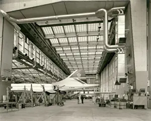 The Concorde Hangar at Heathrow Airport