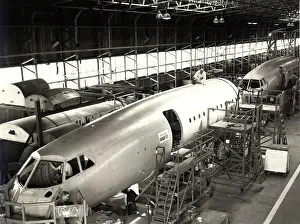 Weybridge: Concorde nose and forward fuselage production at Weybridge