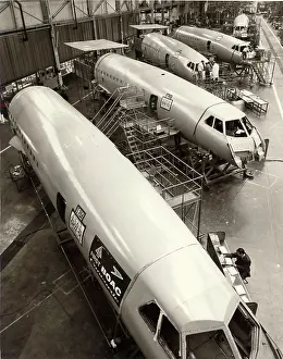 Weybridge: Concorde nose and forward fuselage production at Weybridge