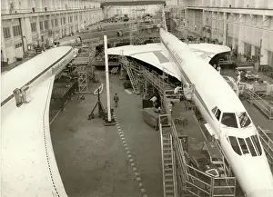 The Concorde production line at Toulouse