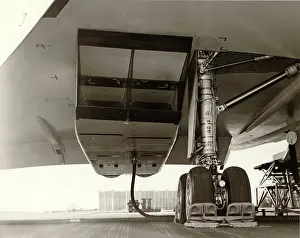 Undercarriage: Concorde starboard undercarriage and engine intake