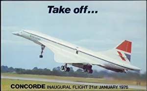 Concorde taking off - 1976