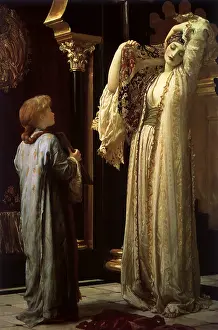Folds: Concubine and Servant, by Leighton