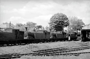 Locomotives: Condemned locomotives at Branksome