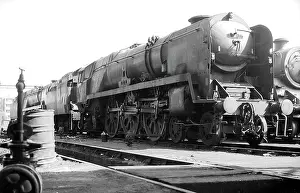 Condemned: Condemned steam engine at Nine Elms Loco Yard