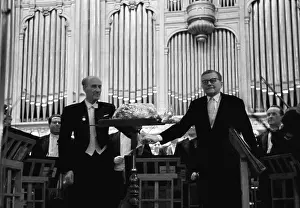 Laureates: Conductor Yevgeny Mravinsky and composer Dmitri