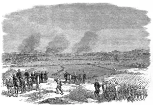 Sheridans: Confederate Army Divisions marching through Virginia; Americ