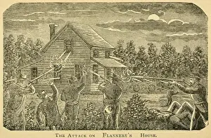 Gunfights: Confederate bushwhackers (guerillas), led ?