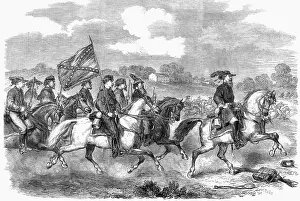 Ewell: Confederate General Stuart with cavalry, scouting