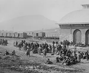 Containment: Confederate Prisoners, awaiting transport