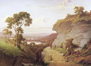 Confederates: Confederates Observing a Union Encampment