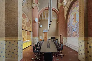 Tilework: Conference room, Administration Pavilion, Hospital