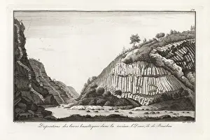 Configuration: Configuration of basalt lava in the Saint Denis