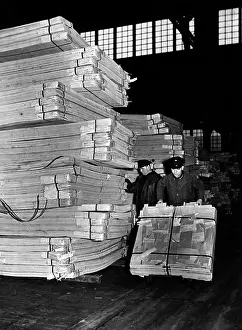 Neutral: Confiscated goods in Hamburg, 1939