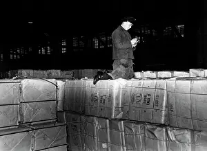 Neutral: Confiscated goods in Hamburg, 1939