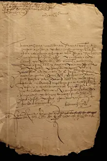Ines: Confiscation document, Palacio de los Olvidados
