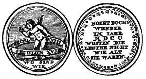 Memoria: Congratulations for New Years, medal for the turn of the yea