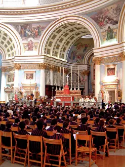 Churchgoing: CONGREGATION/MALTA/BOYS