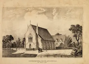 Congregational: Congregational Chapel and Schools. New Bexley, Kent