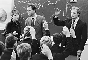 Discussing: Connection between school and production